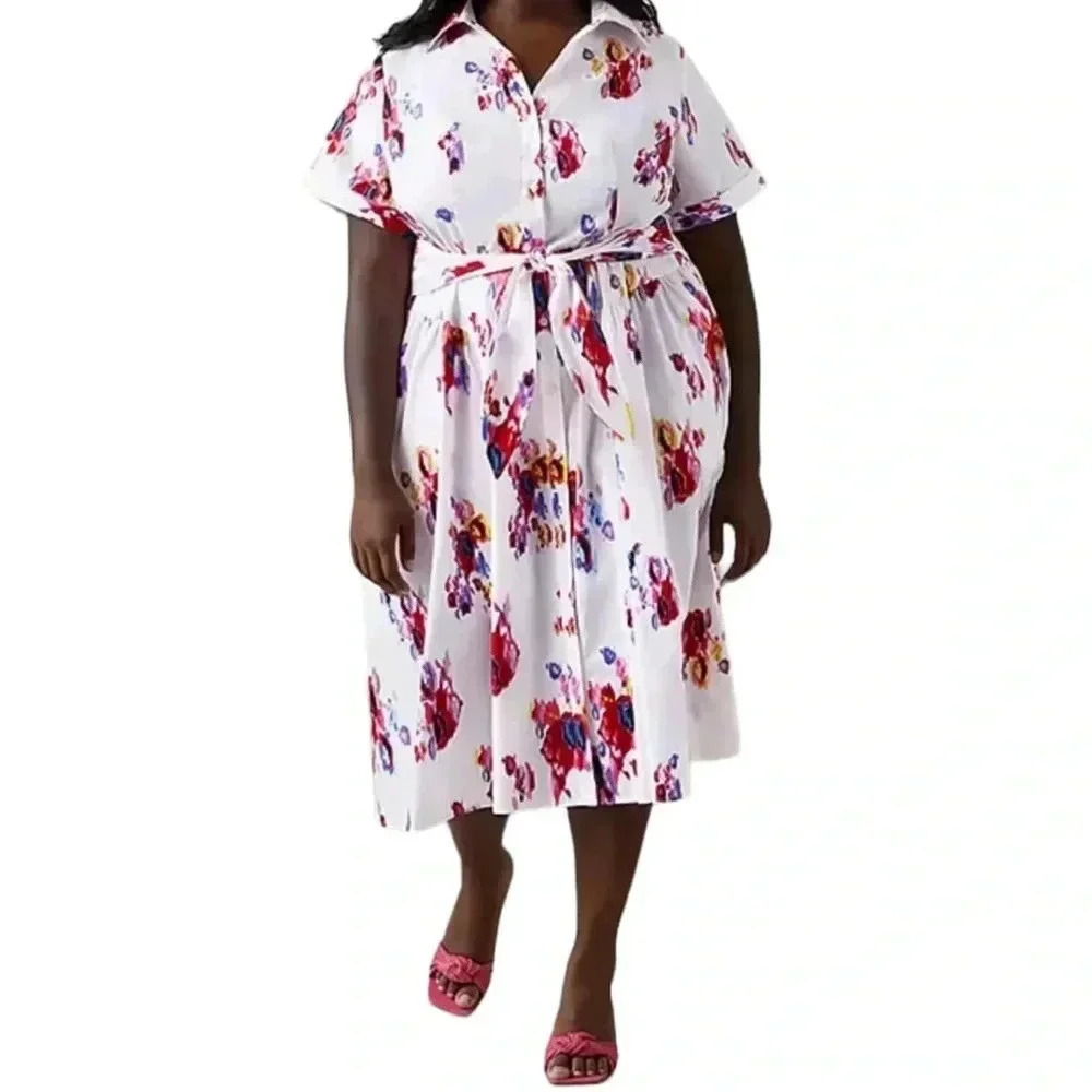 Prabal Gurung shortsleeved midi dress size M - Picture 3 of 13